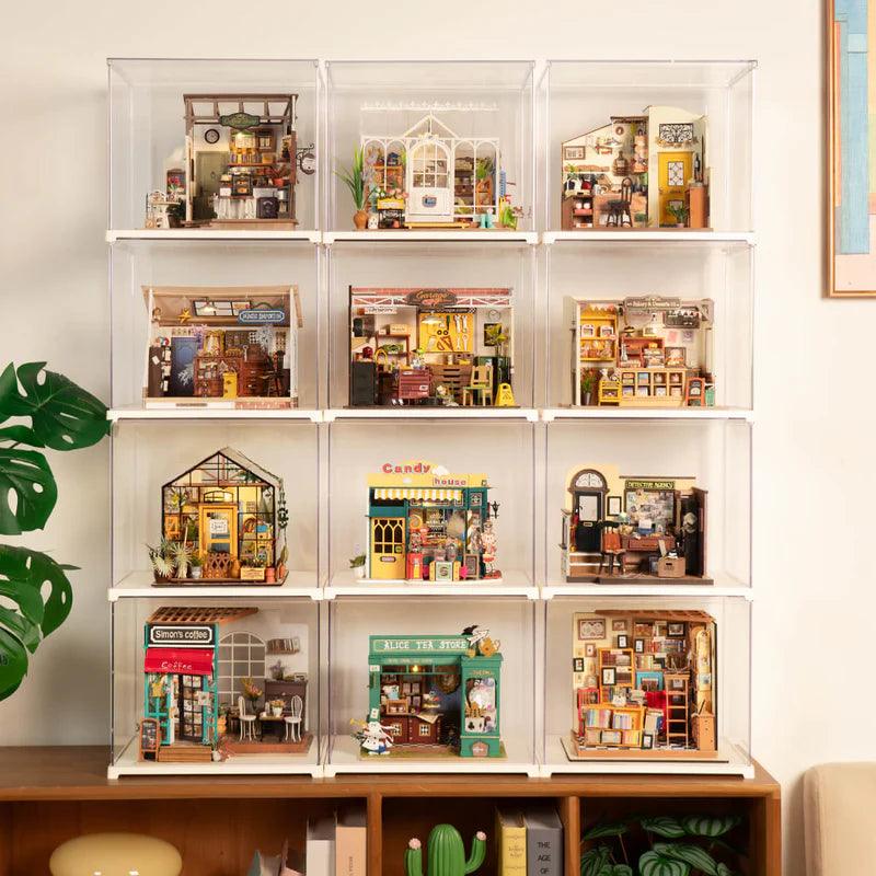 Puzzloria™ | Miniature House Display Box - Dust Cover - Puzzloria