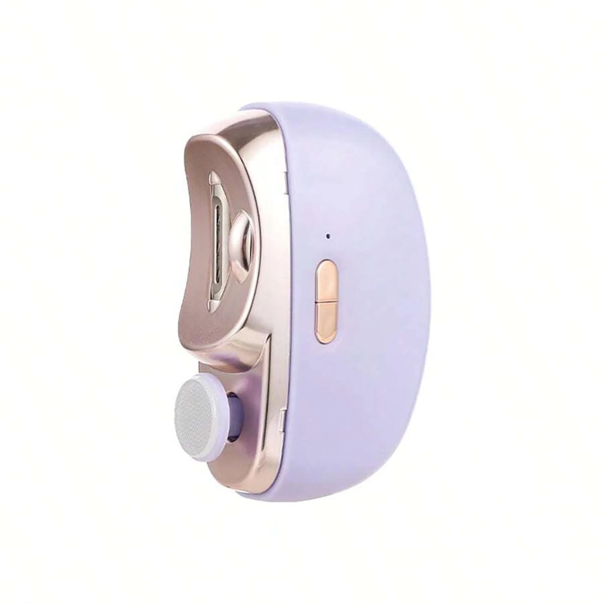 usb rechargeable electric nail trimmer and grinder, portable travel manicure pedicure tool for handbags, Purple
