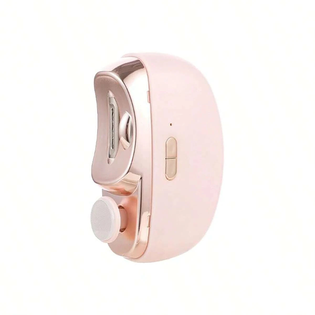 electric nail file and clipper set, self care gift for her birthday or christmas, compact nail grooming gadget, Pink