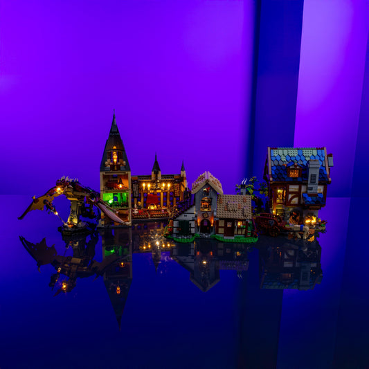 Fantasy LEGO light kit starter pack bundle with multiple LED kits for fantasy themed builds