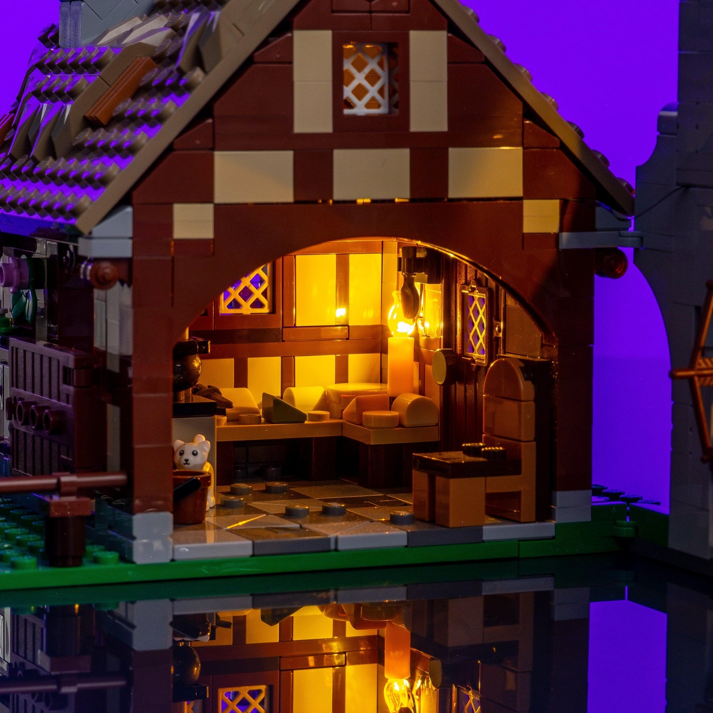 light kit bundle for Fantasy LEGO sets transforms finished builds into illuminated glowing display models