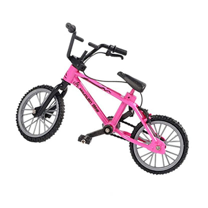 miniature retro bmx bicycle diecast metal frame collector gift adult bmx fans desk shelf bike enthusiast – Orange, Black, Blue