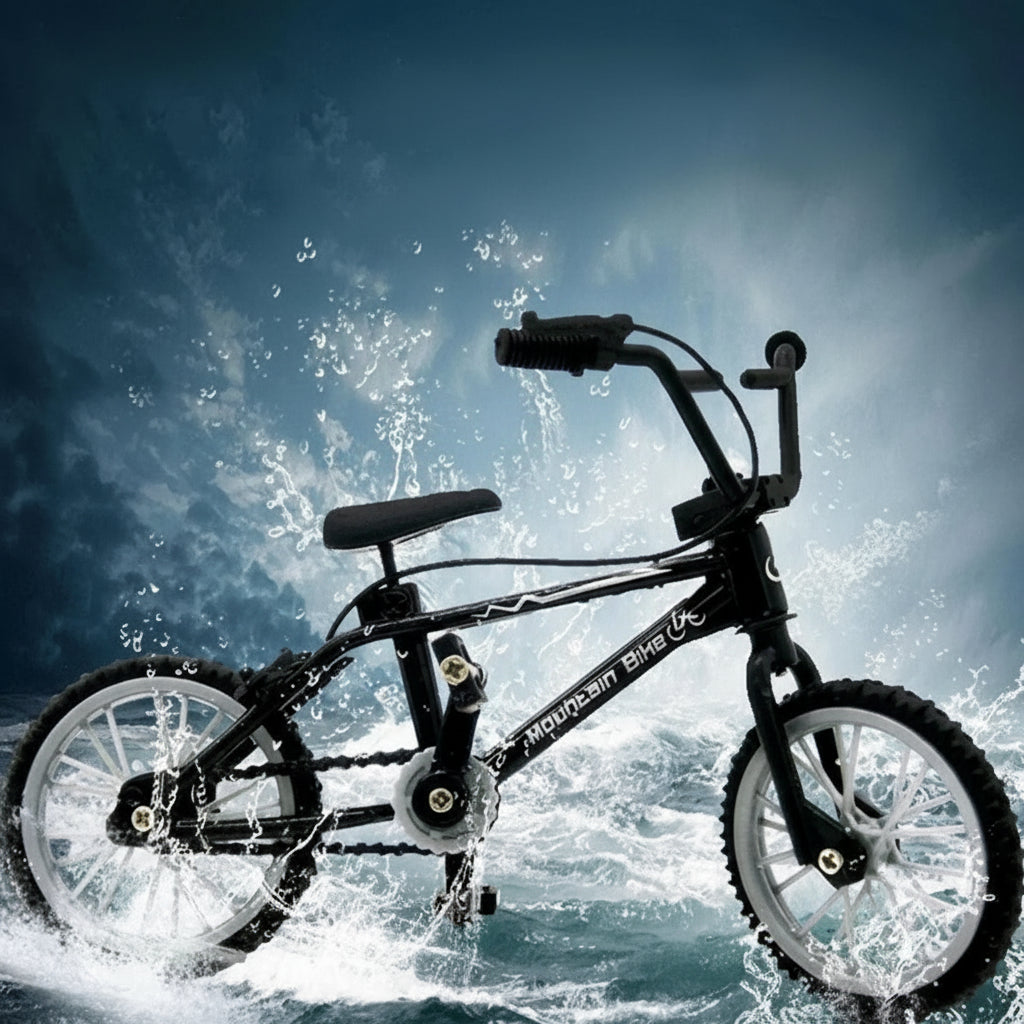 Puzzloria finger BMX bike mini alloy diecast model desk toy collectible