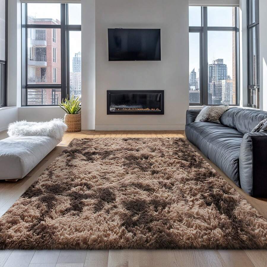 plush shag area rug fluffy soft high pile carpet for bedroom living room — SKU_1764527736109_919, SKU_1764527736109_88, SKU_1764527736109_372