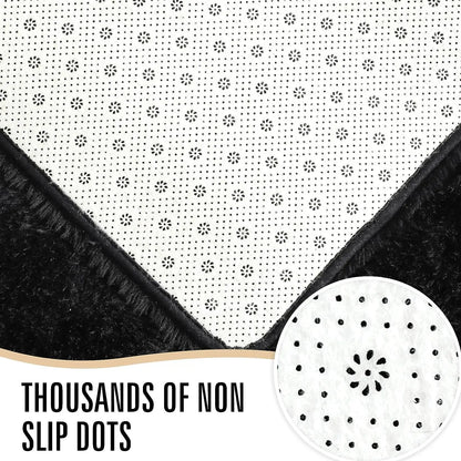 Puzzloria Fluffy Shag Area Rug Cozy Home Decor Plush Carpet