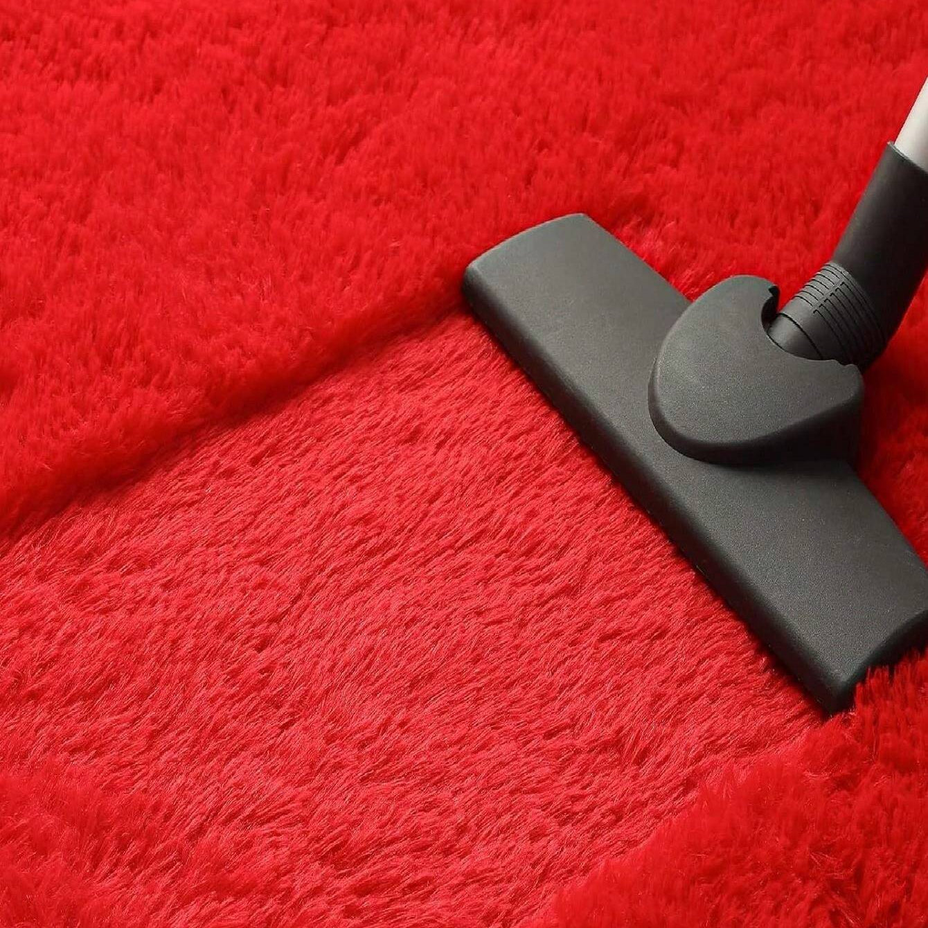 red plush shag carpet for living room fluffy high pile area rug cozy home decor — SKU_1764527736109_R46, SKU_1764527736109_R57, SKU_1764527736109_R810