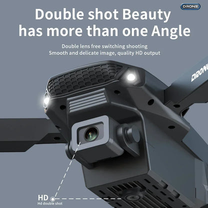 Close-up of a E88 foldable RC drone with 4K HD camera WiFi FPV quadcopter and carrying case