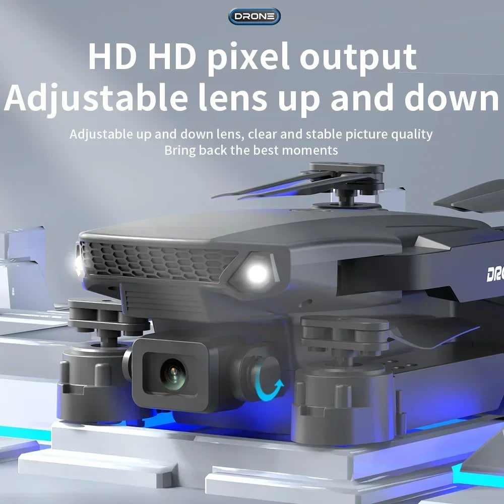 E88 foldable RC drone with 4K HD camera WiFi FPV quadcopter and carrying case