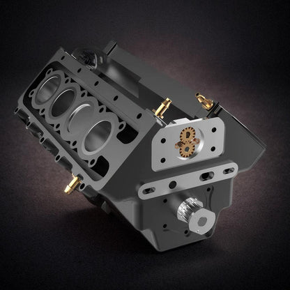 Puzzloria™ | DIY V8 Engine Model That Run 28cc Gasoline/Nitro Engine KIT FS-V800 - Puzzloria
