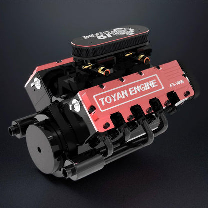Puzzloria™ | DIY V8 Engine Model That Run 28cc Gasoline/Nitro Engine KIT FS-V800 - Puzzloria