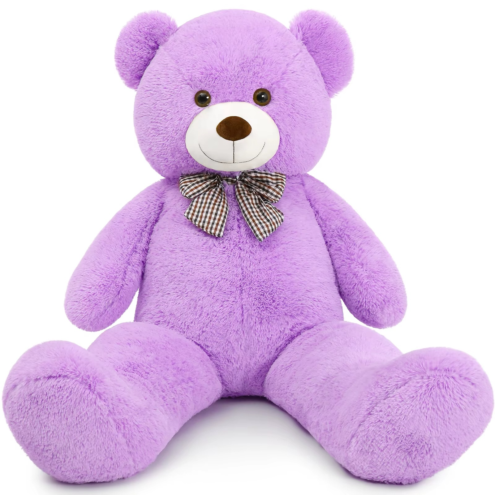 big purple teddy bear 4 foot plush stuffed animal Valentines Day gift for girlfriend wife – Teddy-Bear_4ft-Purple
