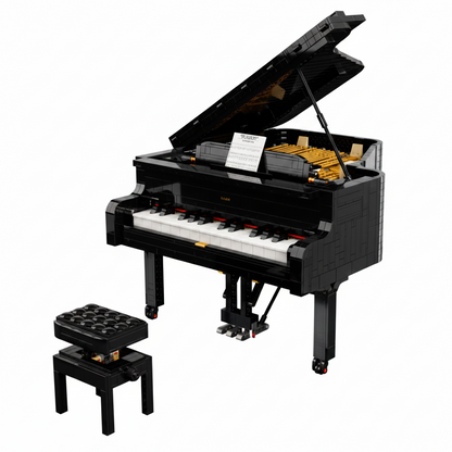 grand piano building blocks set 3662 pieces adult collector music kit