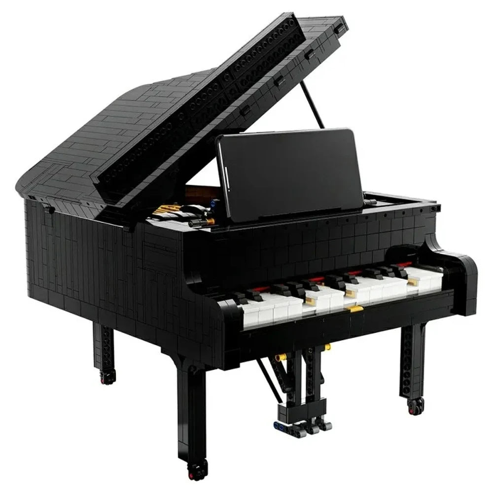 playable grand piano block kit working keys pedals collectible