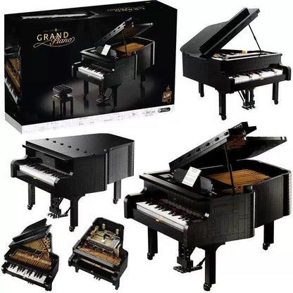 grand piano brick building set 3662 pcs christmas gift adult