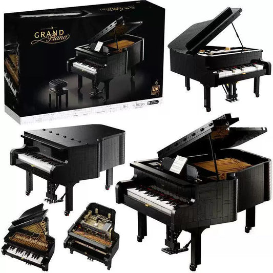 grand piano brick building set 3662 pcs christmas gift adult