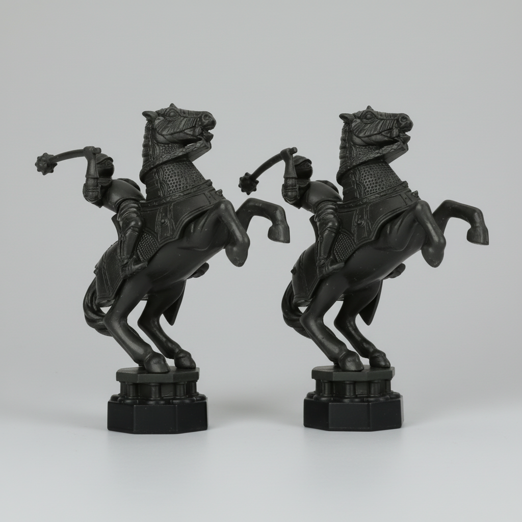 Harry Potter Wizard Chess Set 32 pieces Philosopher's Stone Final Challenge replica with folding board and storage bags