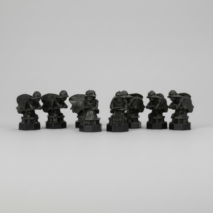 Harry Potter Wizard Chess Set 32 pieces Philosopher's Stone Final Challenge replica with folding board and storage bags