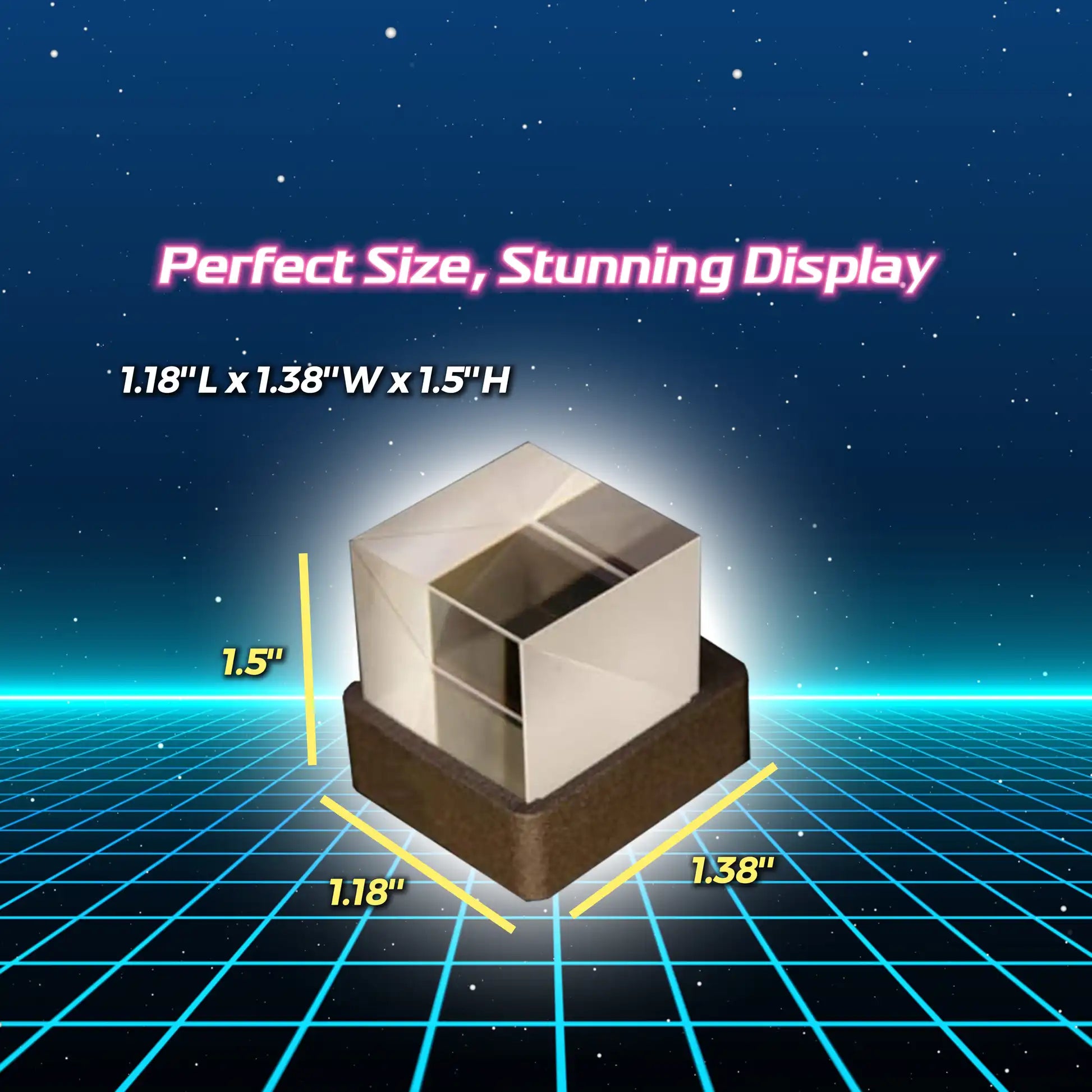 hologram cube display use cases three up showing perfect desktop decoration favorite scenes spice up space