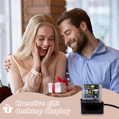 hologram cube display creative gift desktop frame for tech enthusiasts birthday christmas gadget present