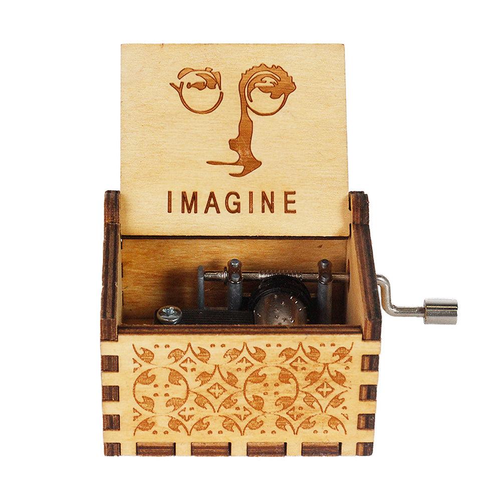 Puzzloria™ | Hand-Crank Wooden Music Box – Timeless Melodies, Perfectly Encased - Puzzloria