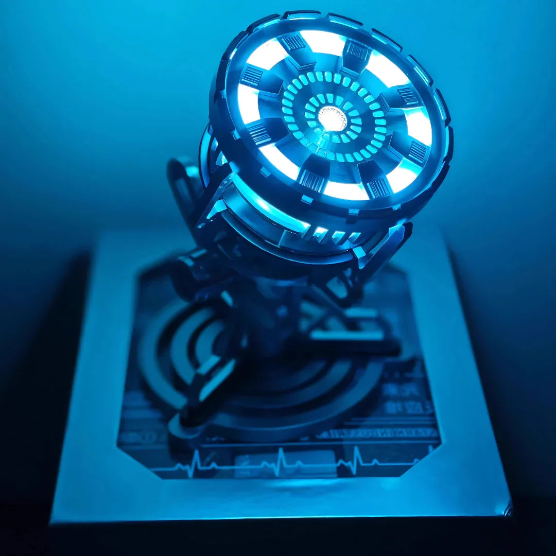 iron man arc reactor replica MK1 MK3 MK5 palladium chest lamp prop collectible marvel cinematic universe heritage
