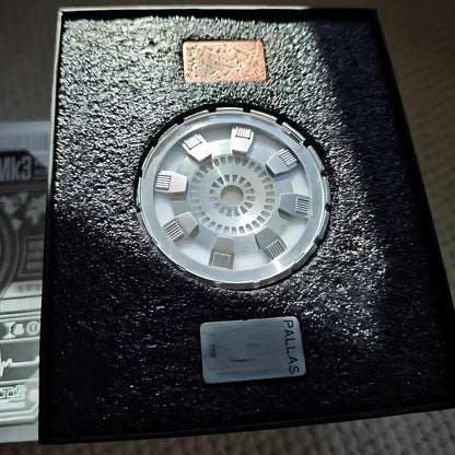 iron man arc reactor MK3 palladium plate packaging unboxing collector edition gift marvel display tony stark fan