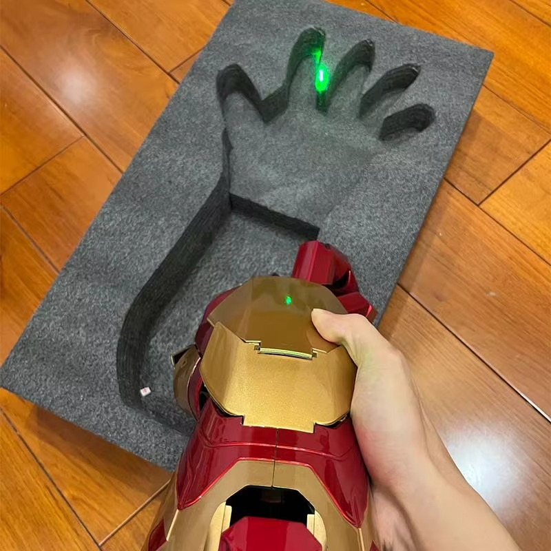 iron man mark 42 wearable arm green laser led light cosplay costume marvel replica adult collectible Right Hand, Left Hand, Right Arm, Left Arm