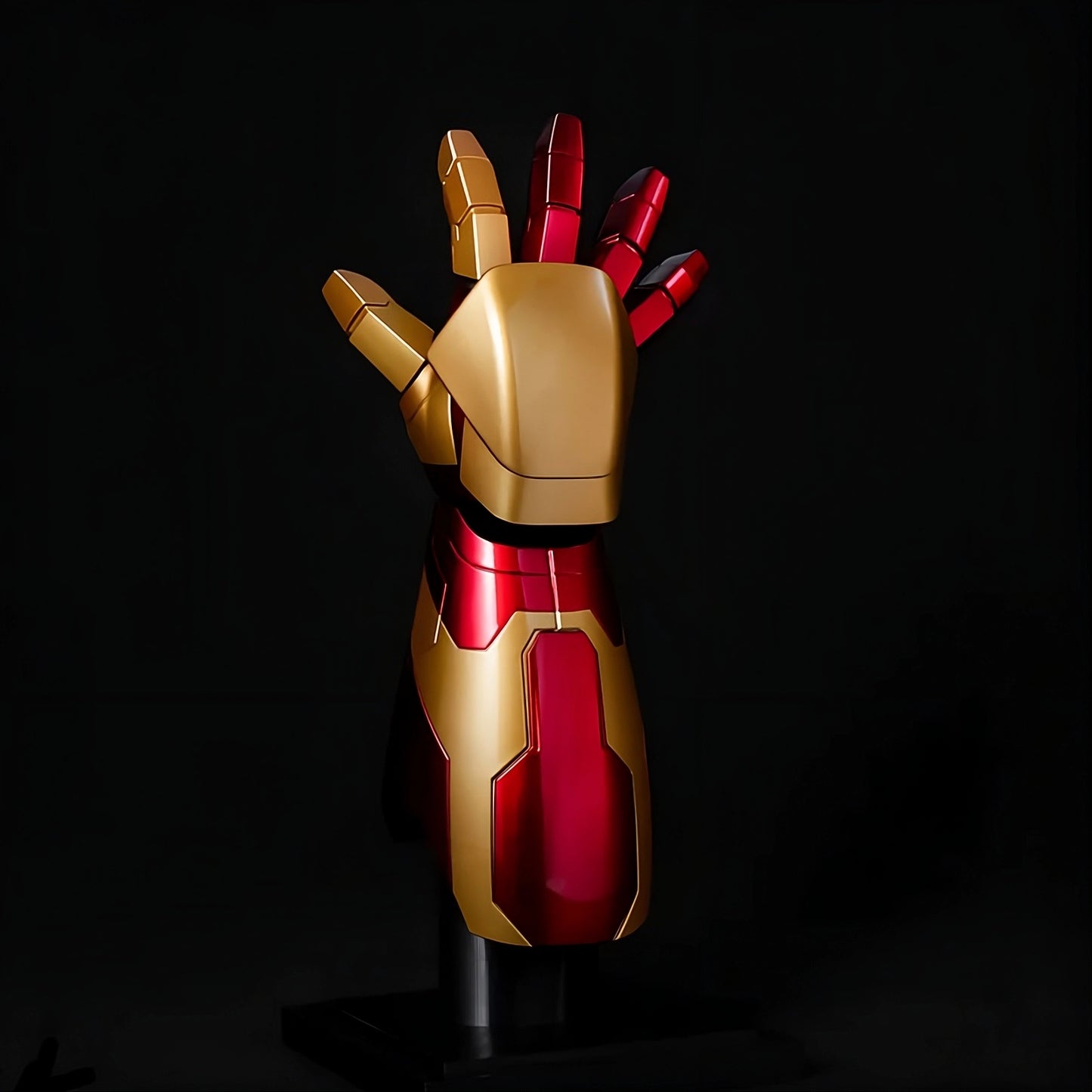 iron man mark 42 wearable arm gauntlet led repulsor display stand premium replica cosplay marvel adult Right Hand, Left Hand, Right Arm, Left Arm