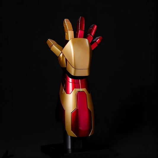 iron man mark 42 wearable arm gauntlet led repulsor display stand premium replica cosplay marvel adult Right Hand, Left Hand, Right Arm, Left Arm