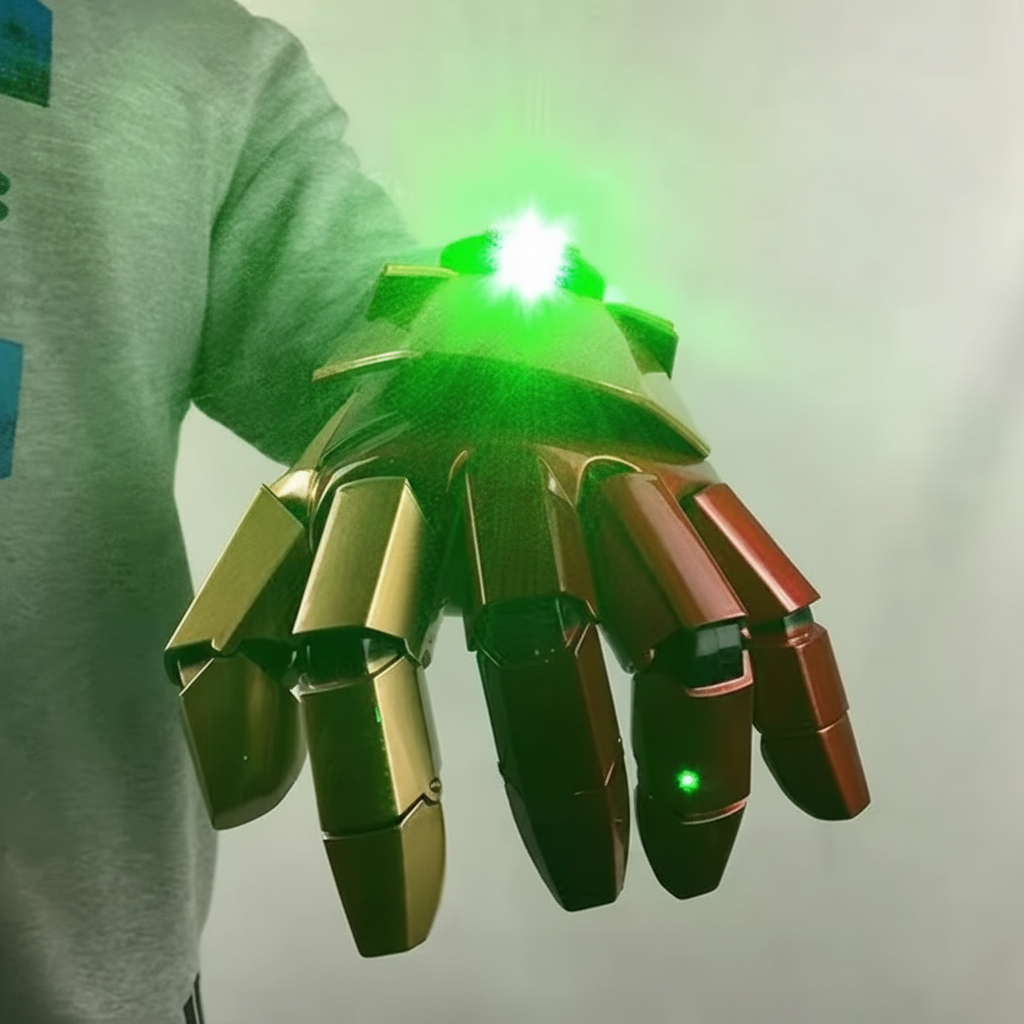 iron man mark 42 wearable hand glove cosplay led laser palm cannon marvel costume convention Right Hand, Left Hand