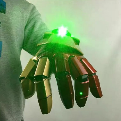 Iron Man Mark 42 wearable armor piece with LED lighting and laser effects premium collectible replica for adults