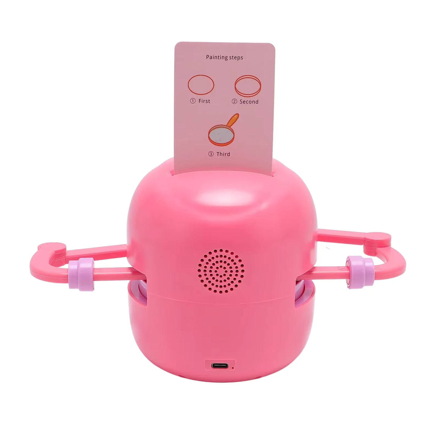 Smart Drawing Robot: The Ultimate Screen-Free Art & STEM Learning Companion for Young Minds  Pink Green