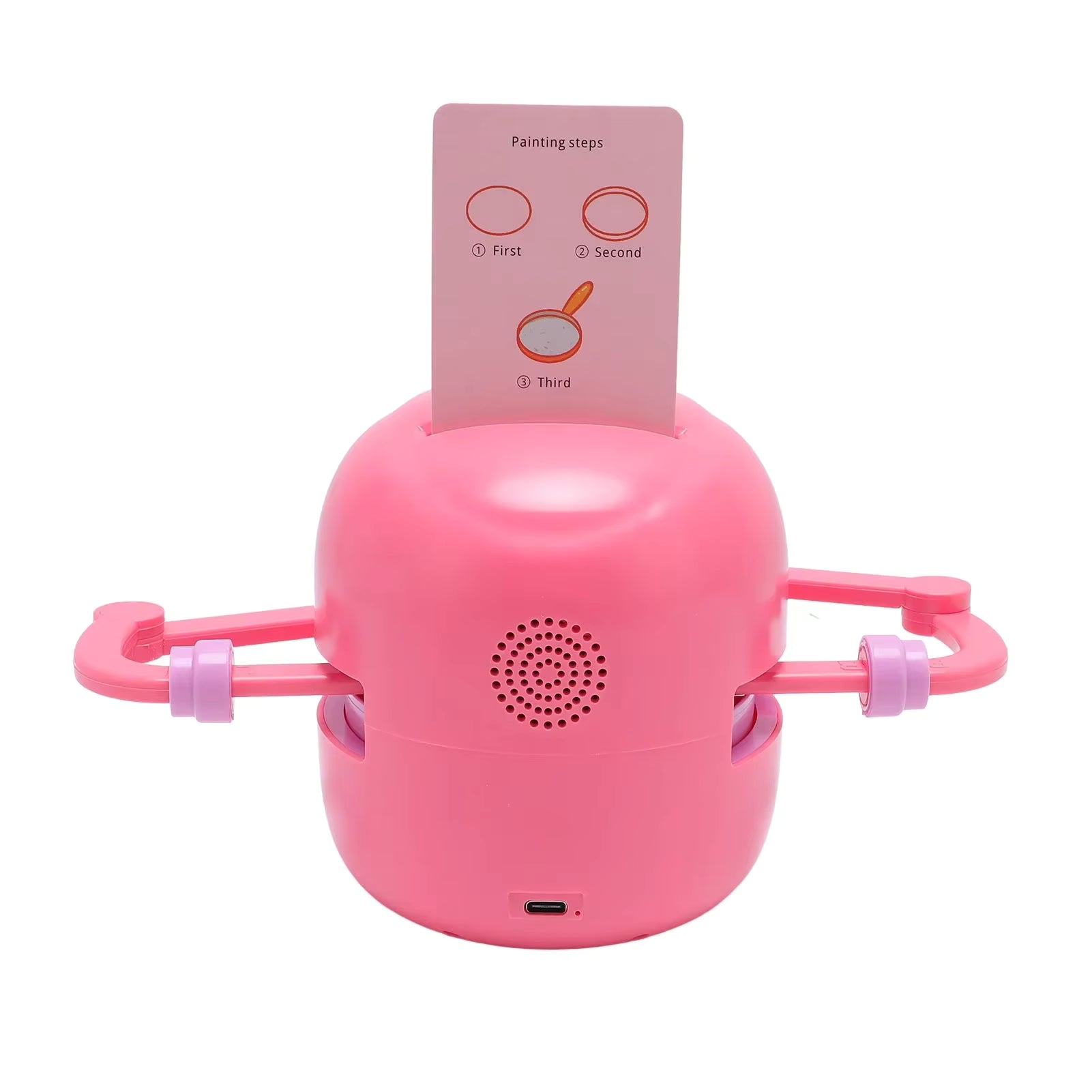 Smart Drawing Robot: The Ultimate Screen-Free Art & STEM Learning Companion for Young Minds  Pink Green