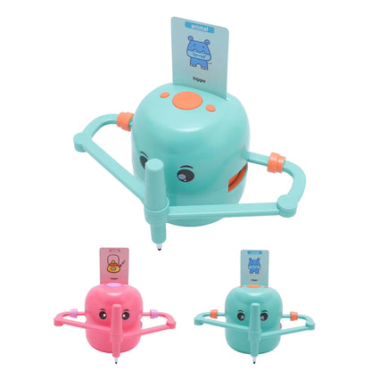 Screen-Free Learning Robot: Interactive Drawing & STEM Education for Kids - Boost Creativity 3-8 Green