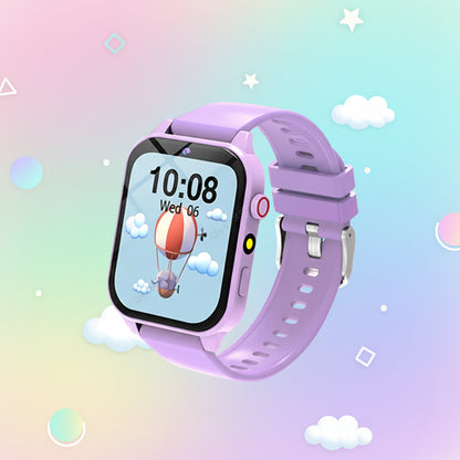 cute kids game smart watch with 18 games and camera touchscreen wrist watch birthday gift for girls who love gadgets Pink, Black, Blue, Purple
