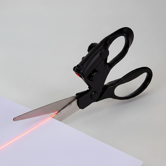 Laser Guided Scissors for Fabric Cutting: Achieve Perfect Straight Lines with Precision & Ease for Quilting, Sewing & Crafts
