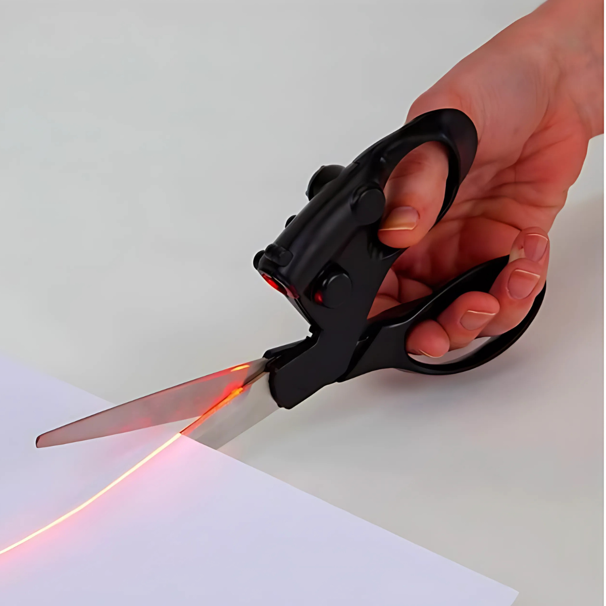 Ultimate Laser Guided Shears: Battery Operated for Flawless Precision in Dressmaking, Scrapbooking & DIY Craftwork