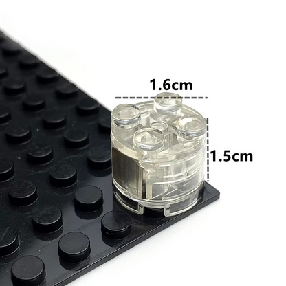 Puzzloria LED building block lights 2x2 multicolor light up bricks compatible with standard building blocks