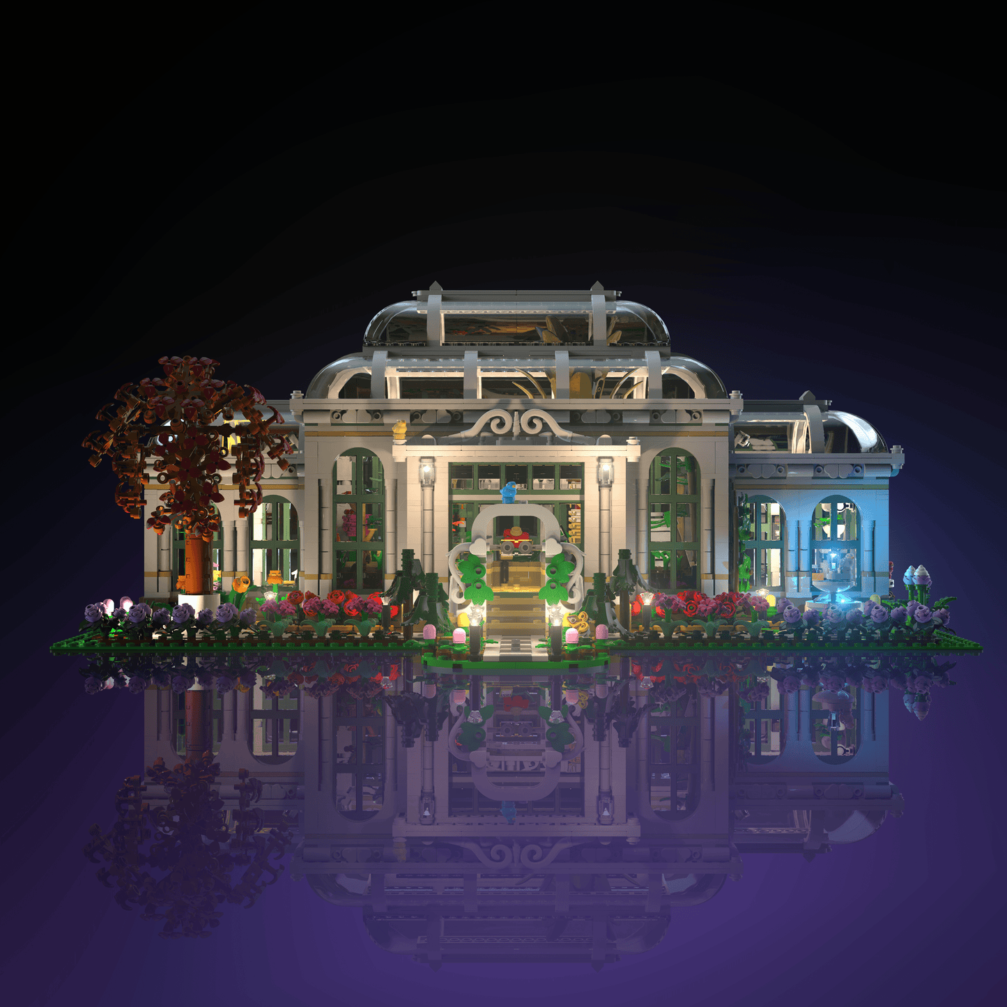 led light kit for lego the botanical garden model with usb and battery powered glow upgrade adult builders