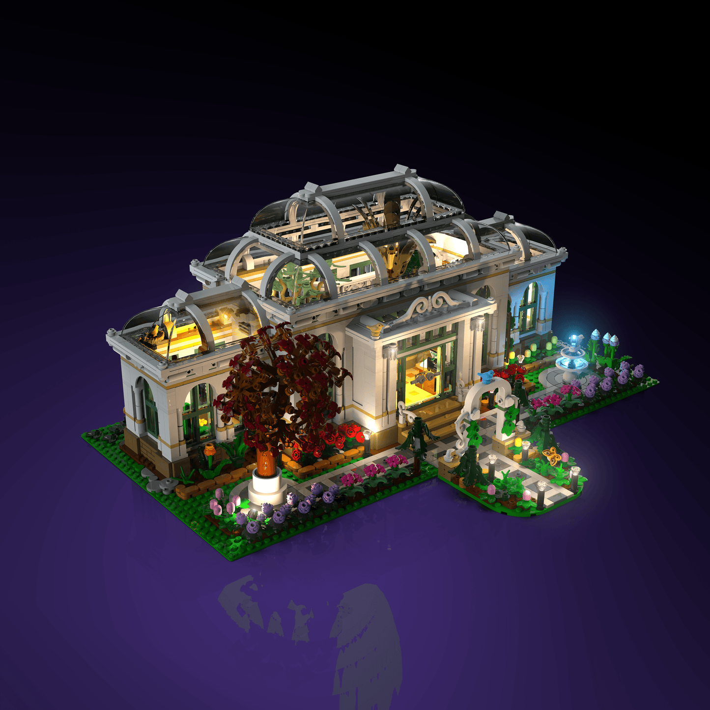 led upgrade for lego the botanical garden display piece for collectors botanical fans gift birthday christmas