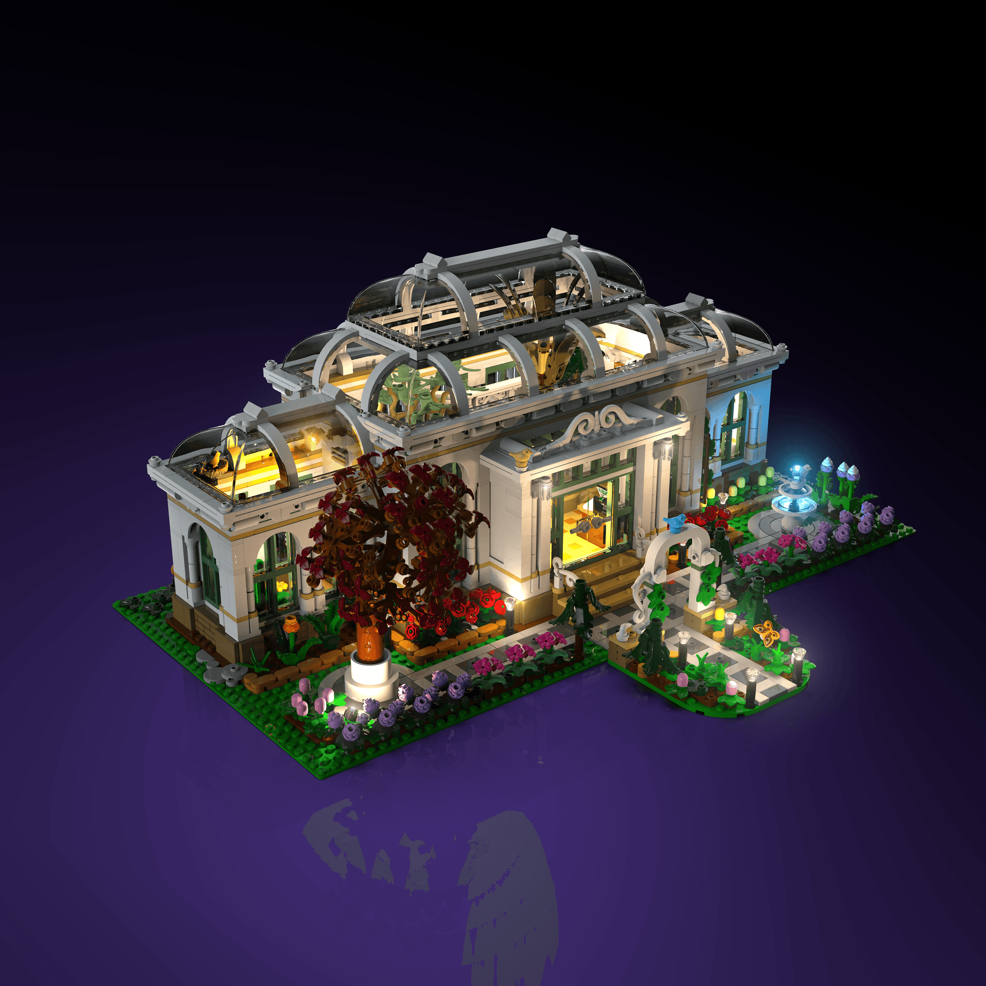 led upgrade for lego the botanical garden display piece for collectors botanical fans gift birthday christmas