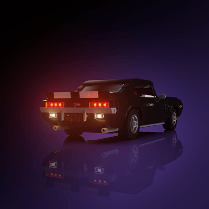 LED upgrade for LEGO Chevrolet Camaro Z28 display piece for collectors fans and adult builders gift idea birthday christmas
