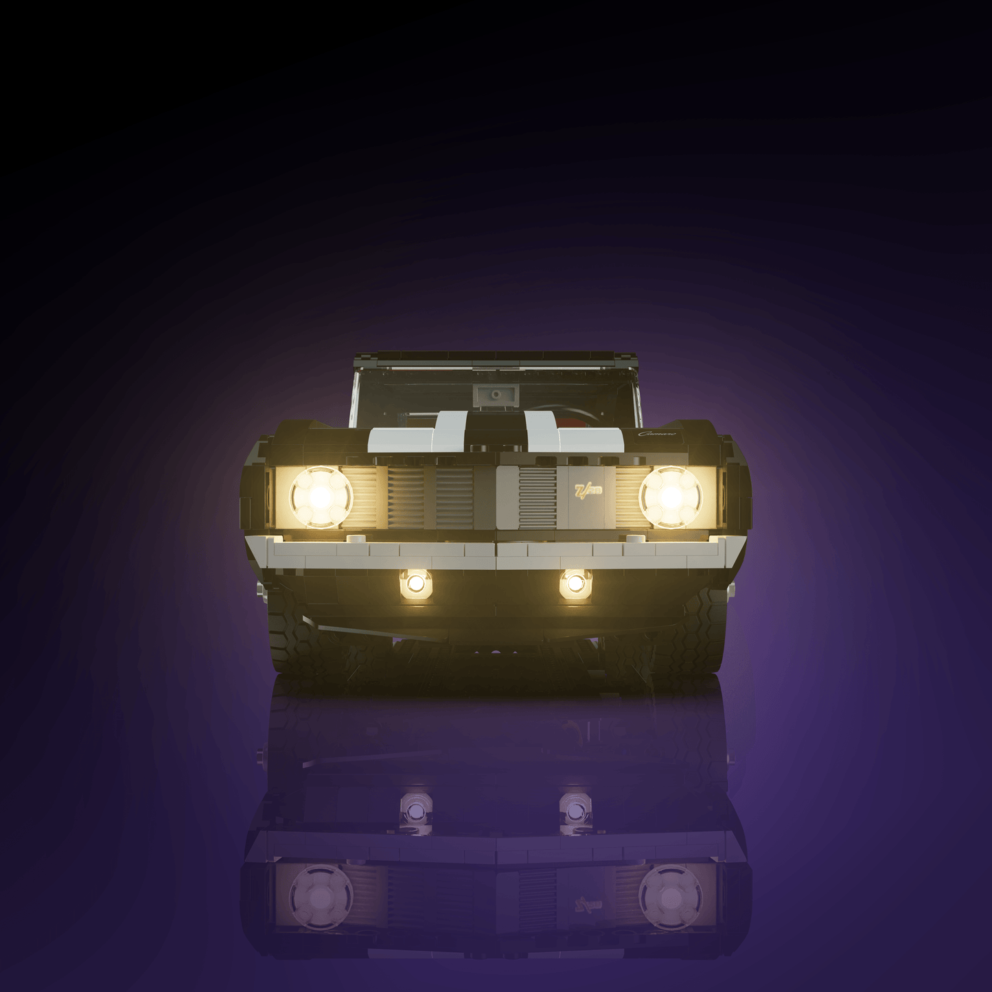 LEGO Chevrolet Camaro Z28 accessory LED lighting USB or 3 AAA battery 30 to 60 minute install glowing display upgrade