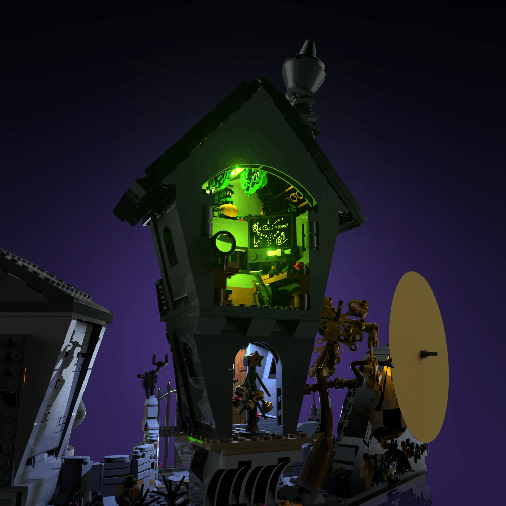 LED upgrade for LEGO Disney Tim Burton The Nightmare Before Christmas display piece for collectors fans and adult builders gift idea birthday christmas