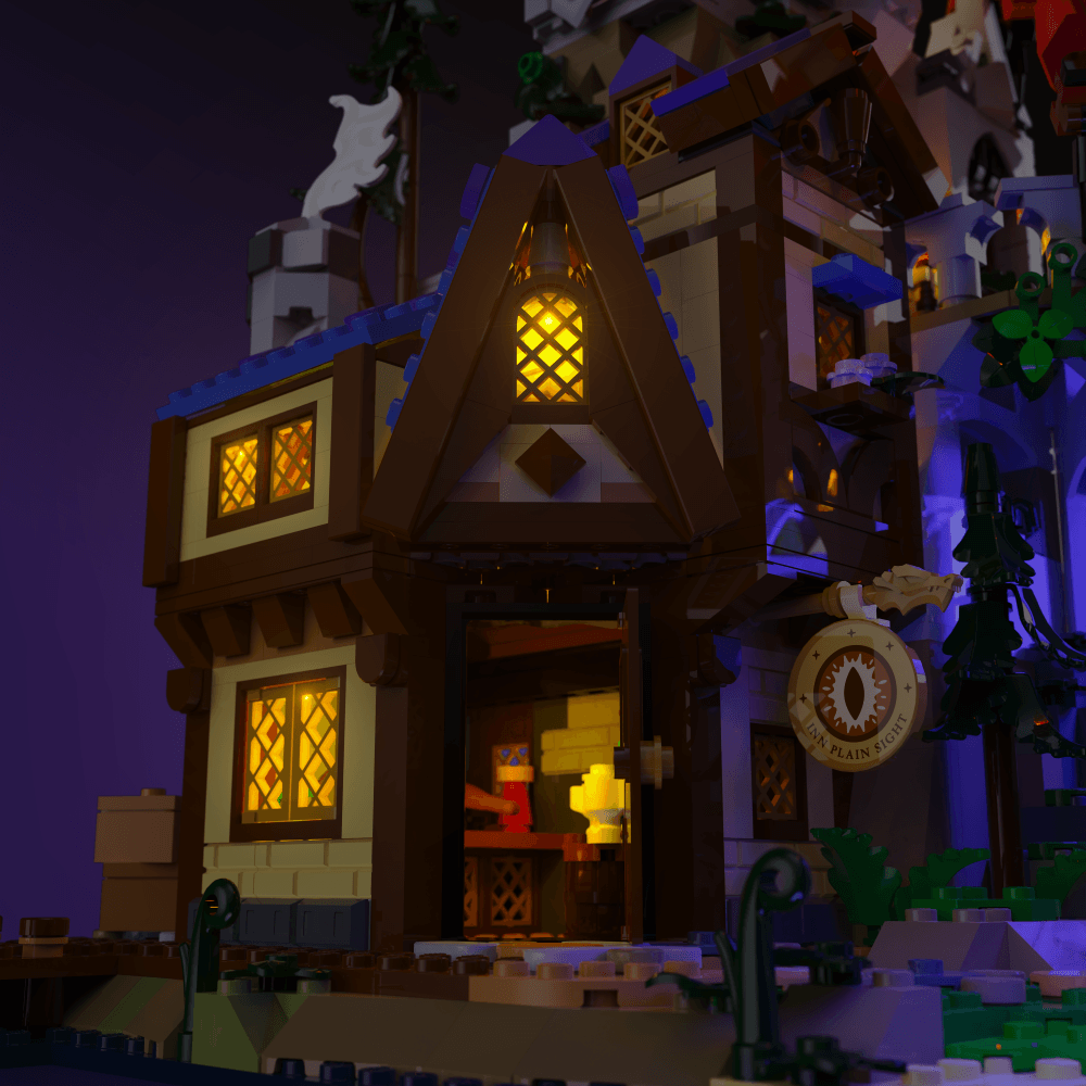 LED upgrade for LEGO Dungeons & Dragons: Red Dragon Tale display piece for collectors fans and adult builders gift idea birthday christmas