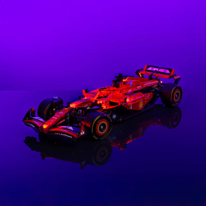 LED light kit for LEGO Ferrari SF-24 F1 Car model with USB and battery powered glow upgrade for adult builders display