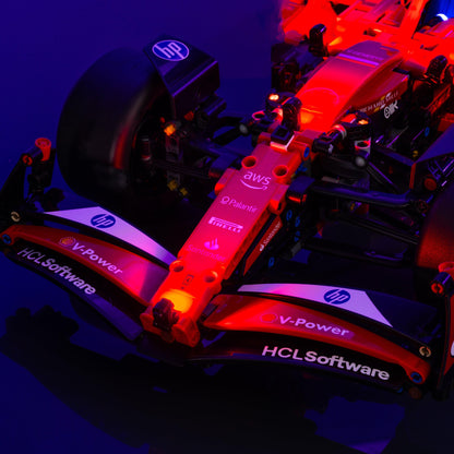 LEGO Ferrari SF-24 F1 Car compatible LED kit with color-coded lights pre-cut wires tool-free install and reversible setup