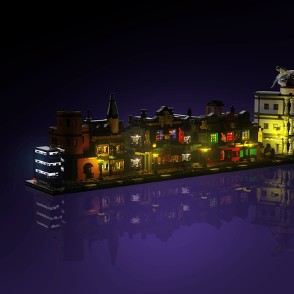 LEGO Harry Potter Diagon Alley Wizarding Shops accessory LED lighting USB or 3 AAA battery 30 to 60 minute install glowing display upgrade