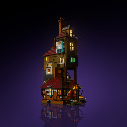 LEGO Harry Potter The Burrow - Collectors' Edition compatible LED kit with color-coded lights pre-cut wires tool-free install and reversible setup