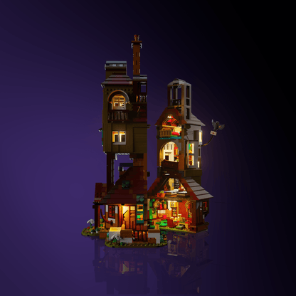 LED upgrade for LEGO Harry Potter The Burrow - Collectors' Edition display piece for collectors fans and adult builders gift idea birthday christmas